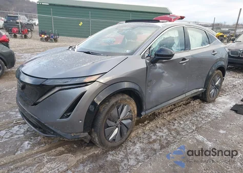 2023 Nissan Ariya Empower+ z USA, uszkodzony, nr VIN JN1BF0BA5PM404138